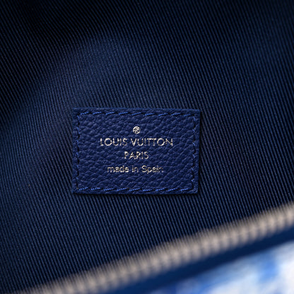 Louis Vuitton Cowhide Monogram Bandana Discovery Bumbag PM Blue 6 of 8