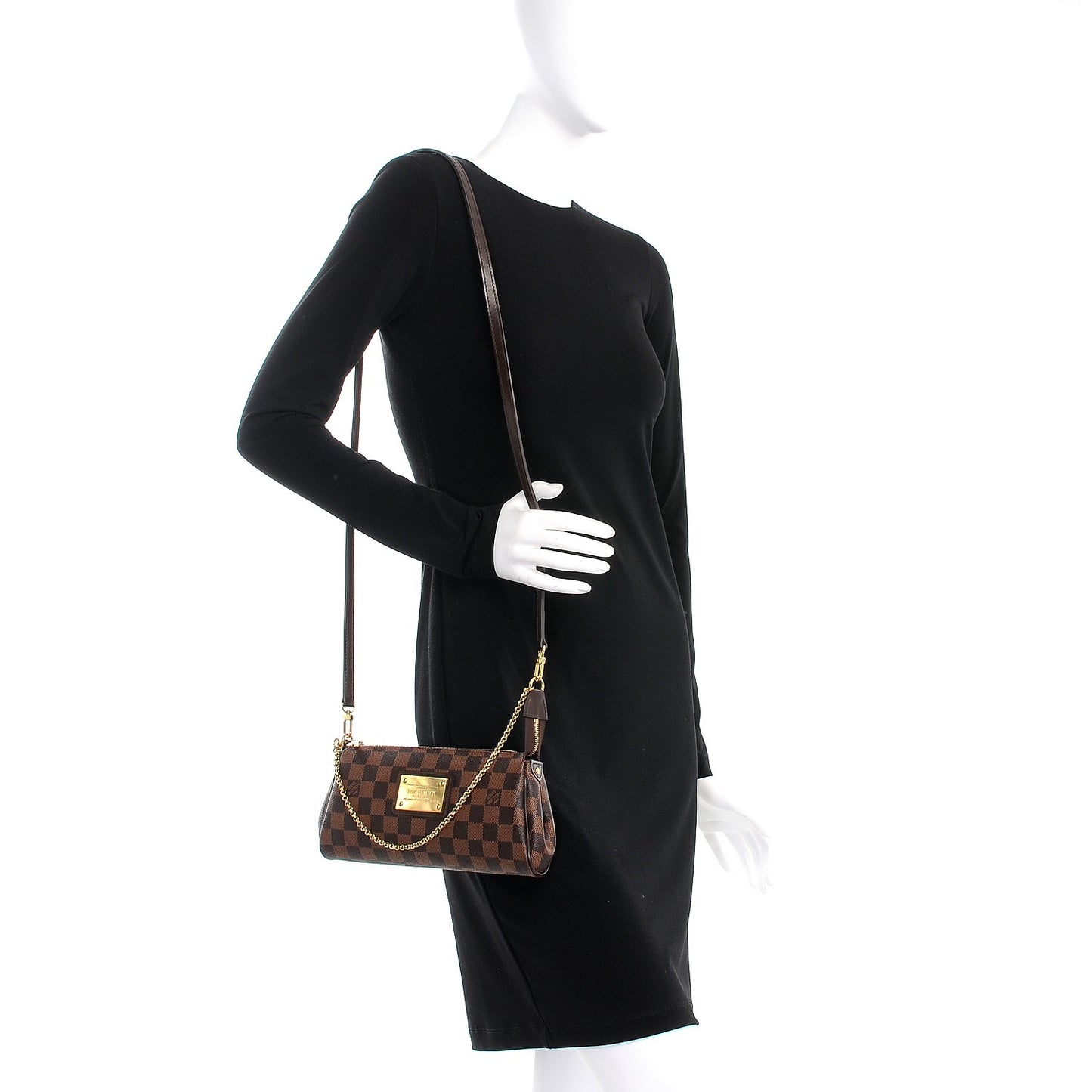 Damier Ebene Eva Clutch