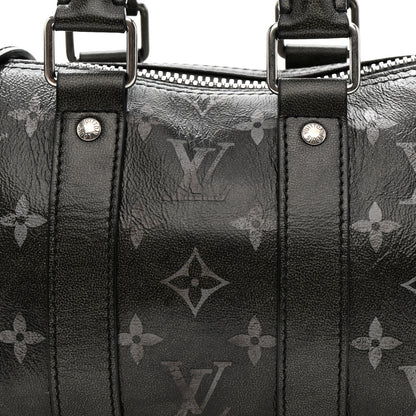 Louis Vuitton Brushed Monogram Eclipse Keepall Bandouliere 25 8 of 11