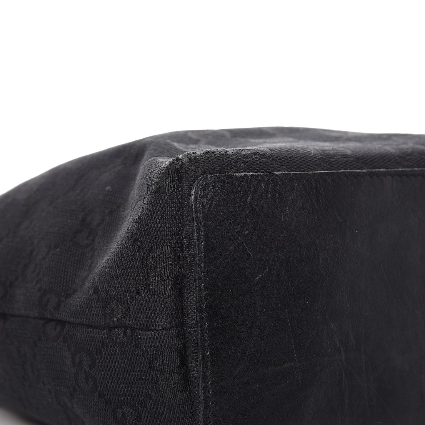 Monogram Small Bucket Tote Black