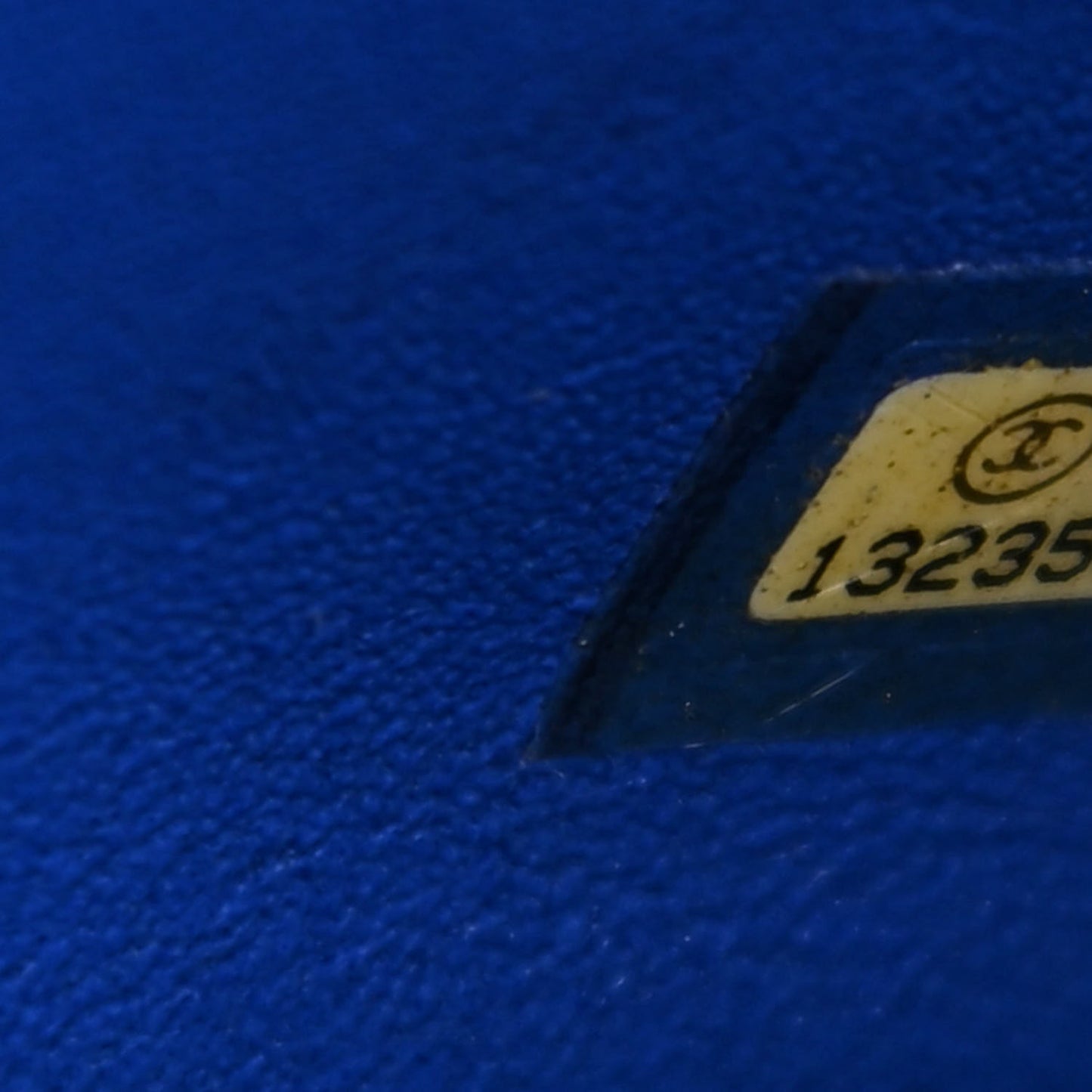 Lambskin Quilted Jumbo Single Flap Blue