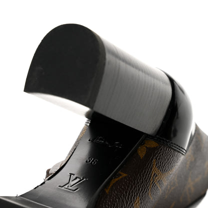 Louis Vuitton Patent Calfskin Monogram Star Trail Ankle Boots 36 Black 7 of 11