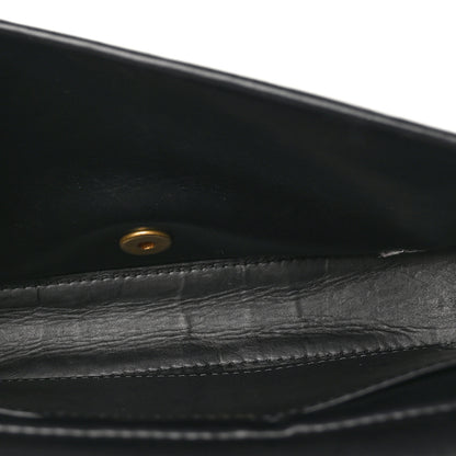 Chanel Calfskin Quilted Nailed CC Flap Bag Black 5 of 10