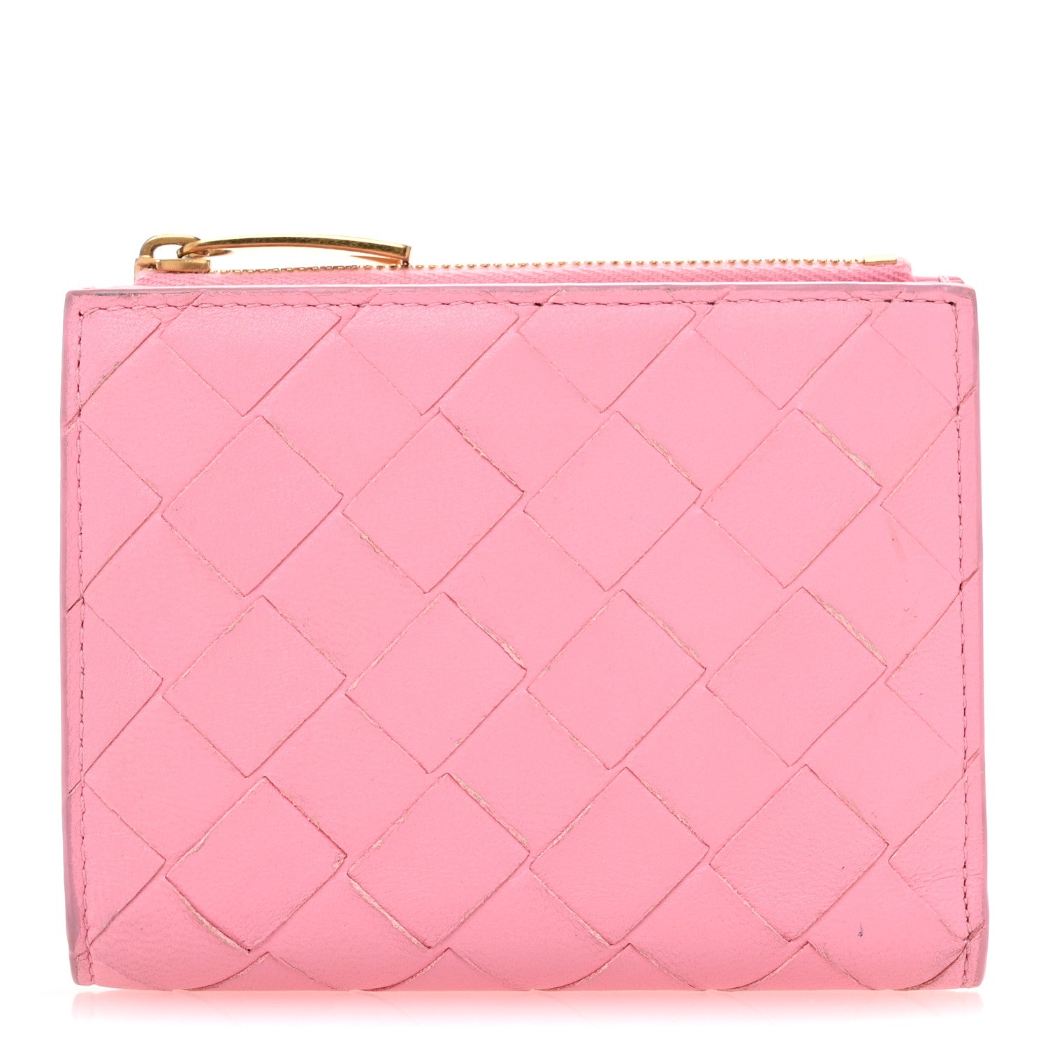 Bottega Veneta Nappa Intrecciato Bifold Zip Wallet Ribbon 1 of 10