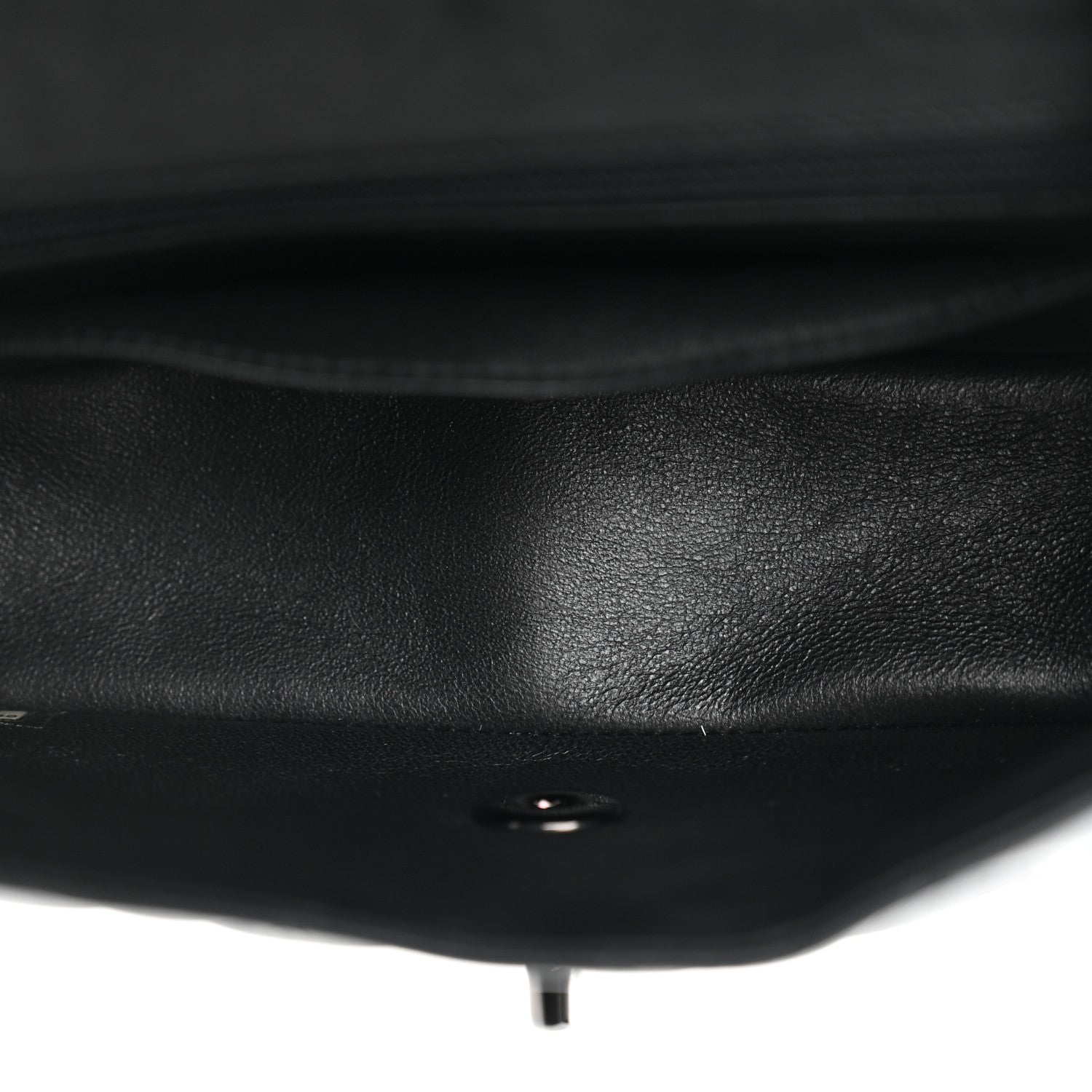 Chanel Crumpled Calfskin Quilted Mini Rectangular Flap So Black 5 of 12