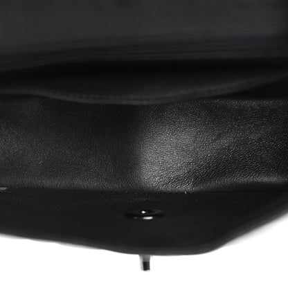 Chanel Crumpled Calfskin Quilted Mini Rectangular Flap So Black 5 of 12