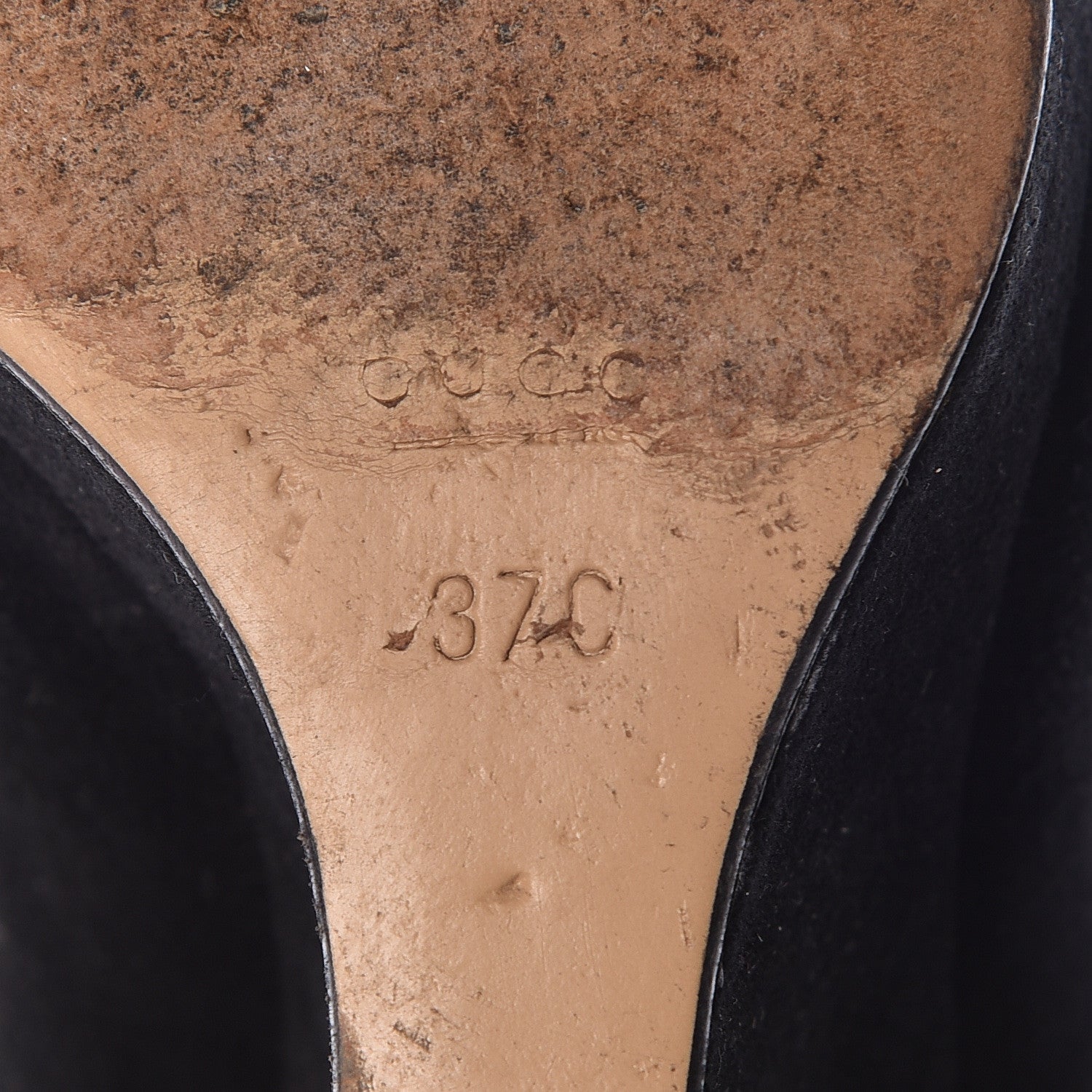 Gucci Suede Ankle Wedge Booties 37 Black 7 of 13
