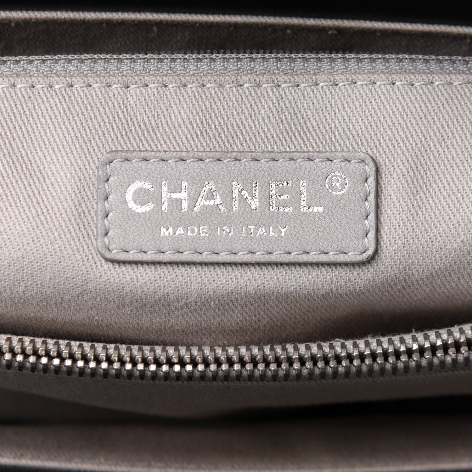 Chanel Aged Calfskin Quilted Be CC Tote Black 6 of 12