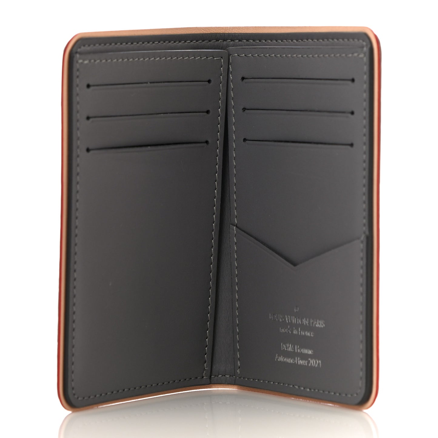 Monogram Mirror Slender Pocket Organizer