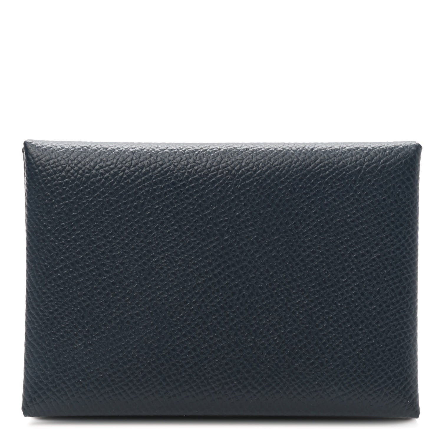 Hermes Epsom Duo Calvi Card Case Bleu Indigo 1 of 6