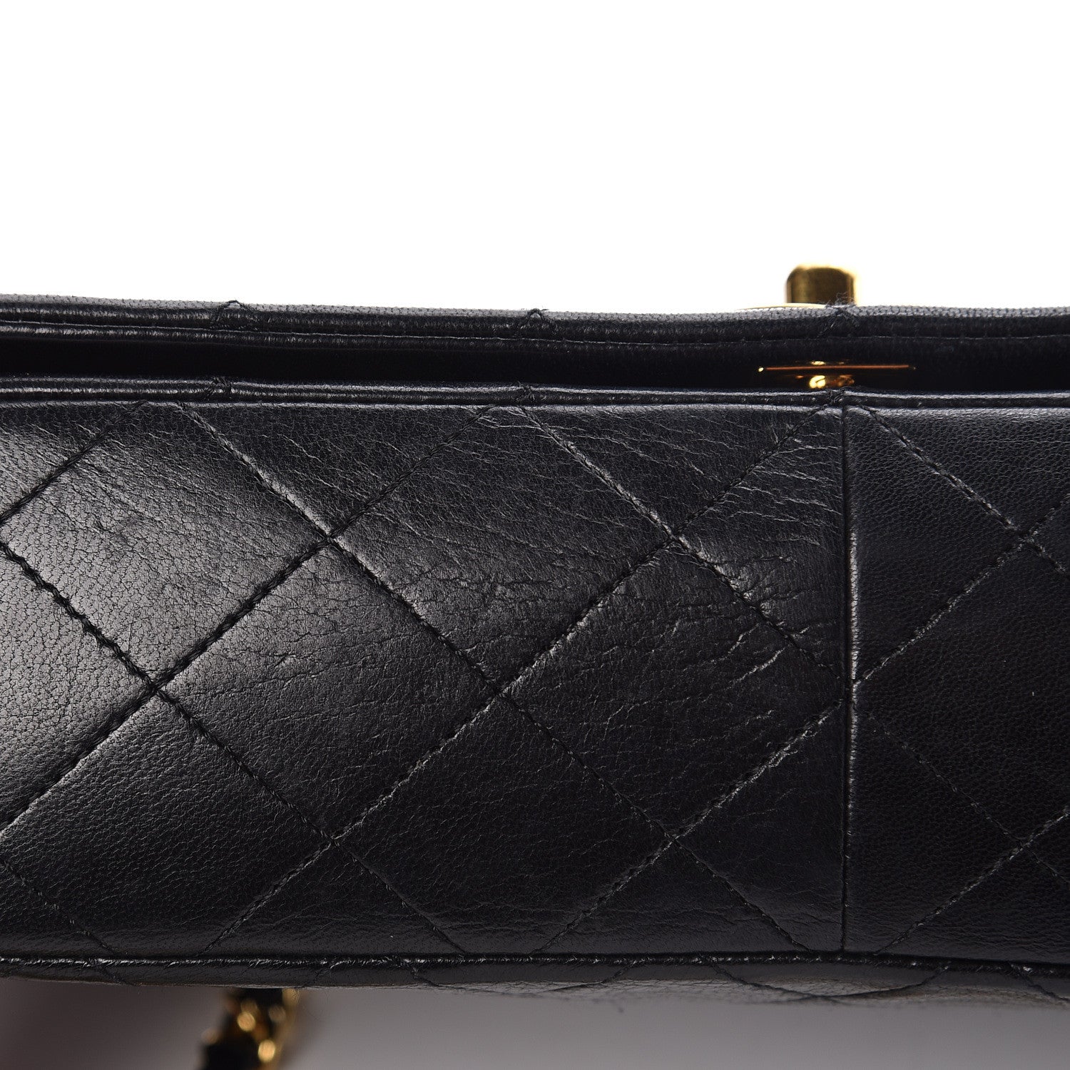 Chanel Lambskin Quilted Small Single Flap Black 12 of 13