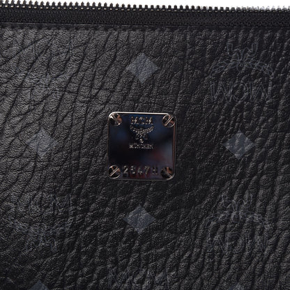 MCM Visetos Medium Stark Wristlet Pouch Black 9 of 9