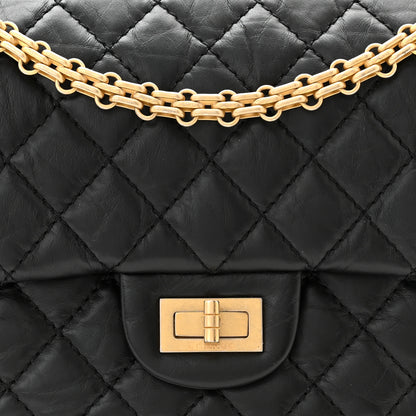 Chanel Aged Calfskin Quilted 2.55 Reissue 225 Flap Black 7 of 10
