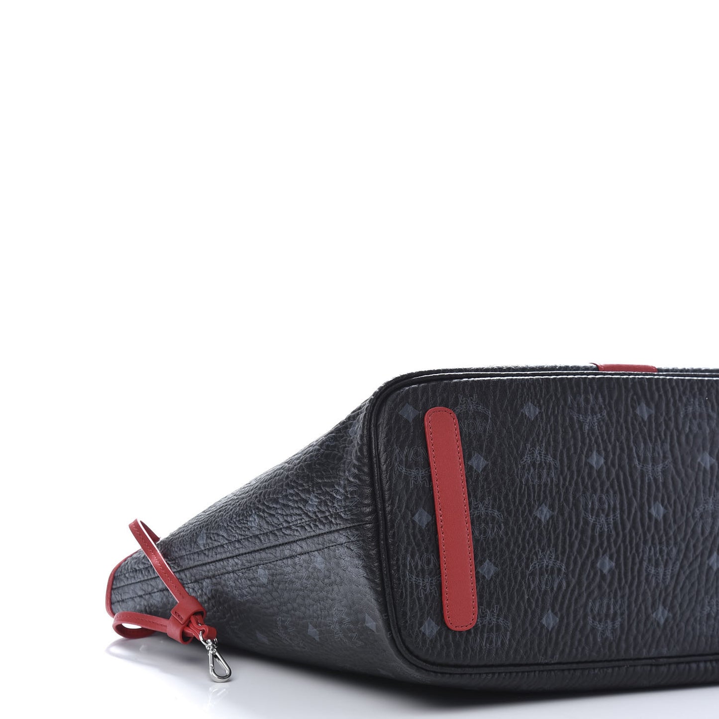 Visetos Medium Liz Reversible Shopper Tote Black Red