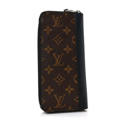 Louis Vuitton Monogram Macassar Vertical Zippy Wallet 3 of 6