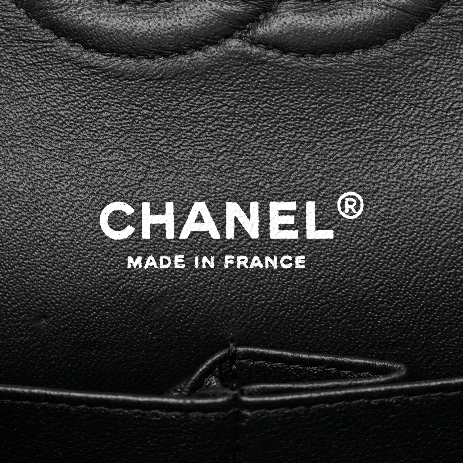 Chanel Lambskin Chevron Quilted Medium Double Flap So Black 6 of 10
