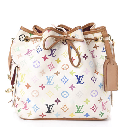 Louis Vuitton Monogram Multicolor Petit Noe White 1 of 10