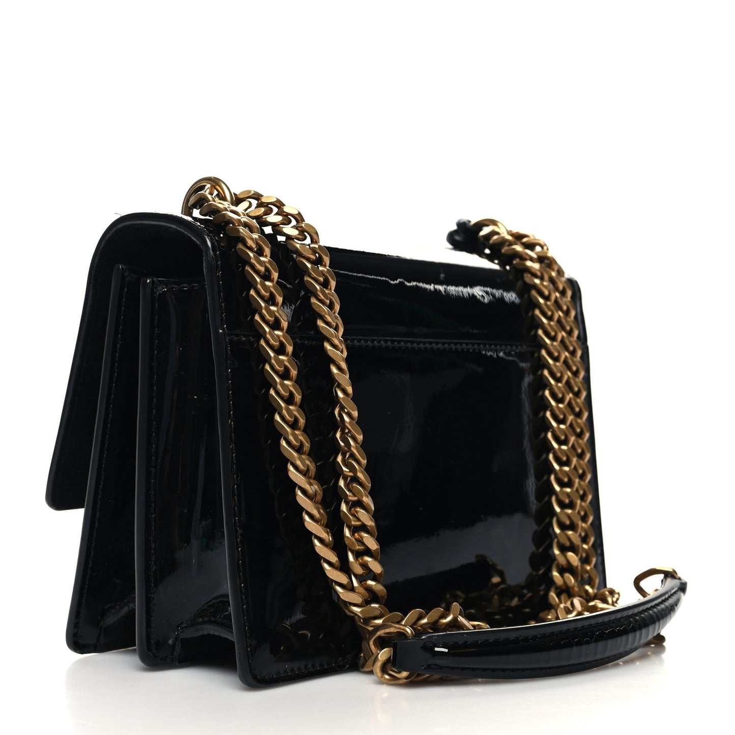 Patent Small Monogram Sunset Black