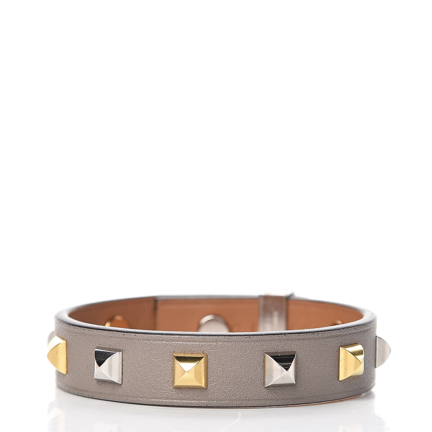 Hermes Swift Mini Dog Clous Carres Bracelet T2 Gris Asphalte 3 of 6