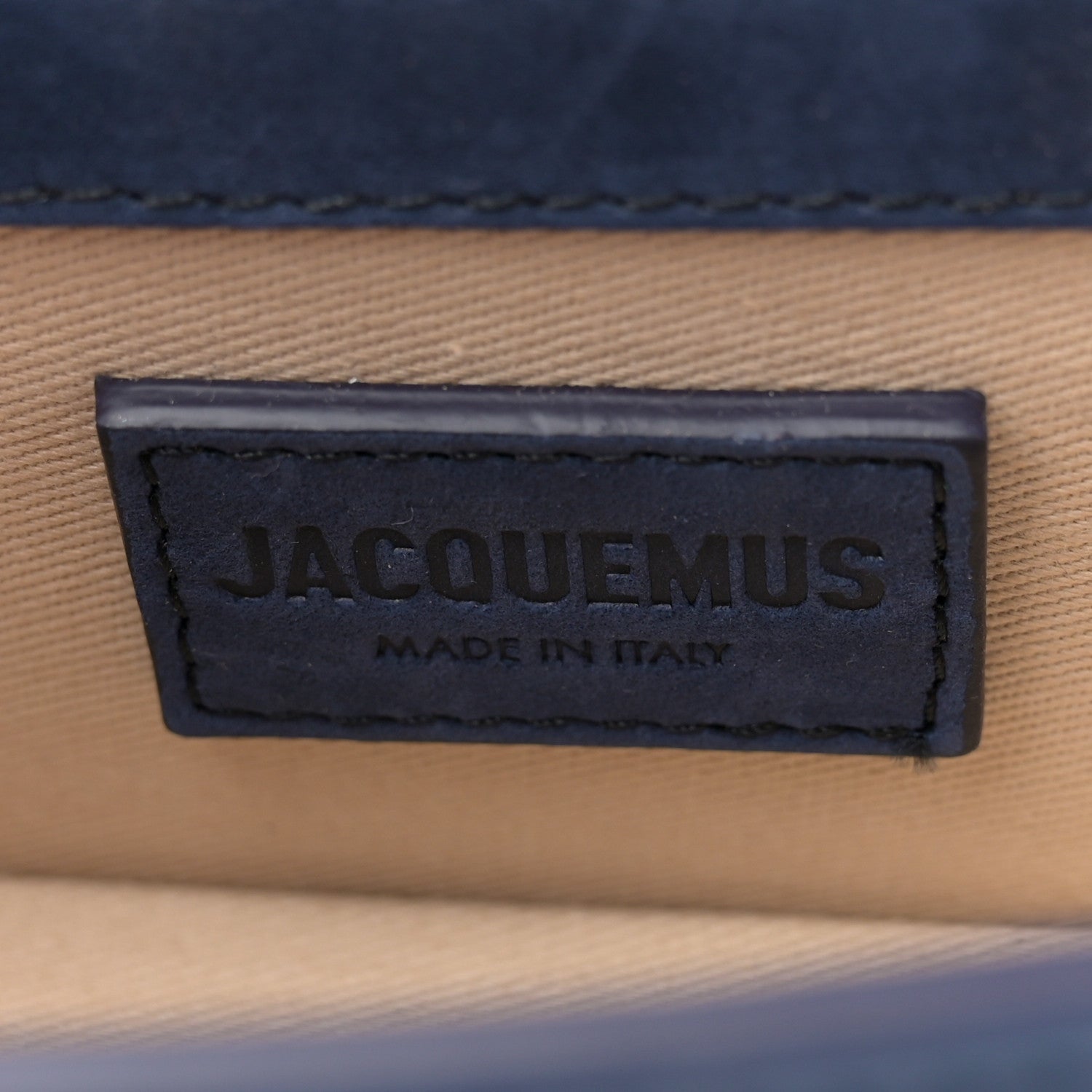 Jacquemus Nubuck Le Bambino Navy 6 of 9