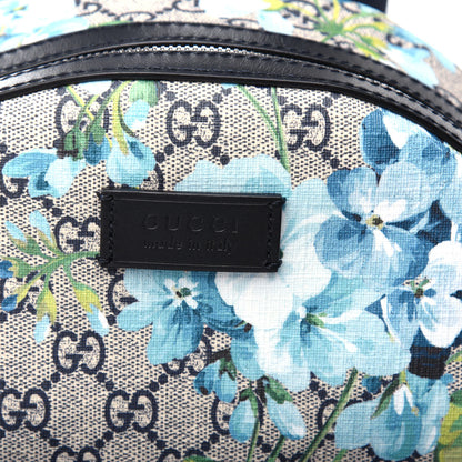 Gucci GG Supreme Monogram Blooms Small Day Backpack Blue 10 of 10