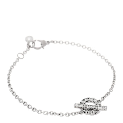 Hermes 18K White Gold Diamond Finesse Bracelet SH 1 of 3