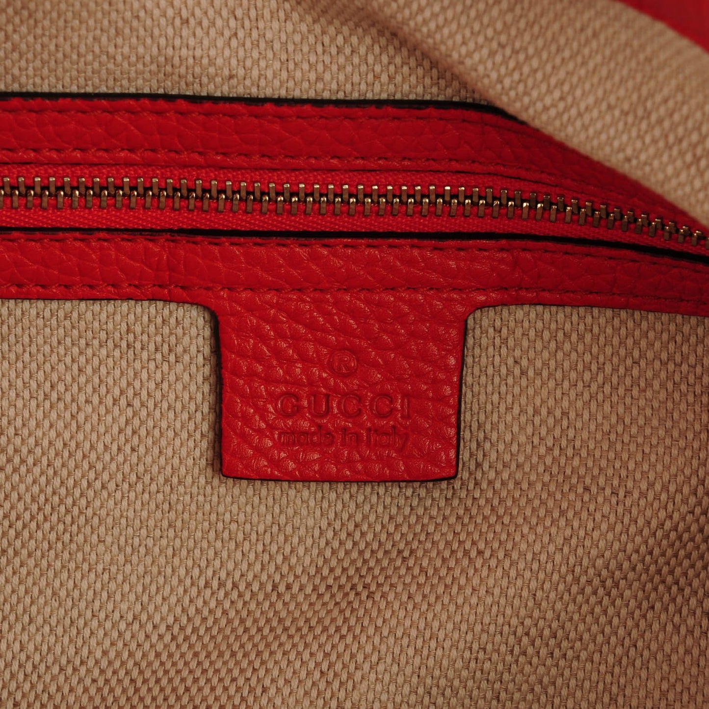 Pebbled Calfskin Large Soho Hobo Sun Orange