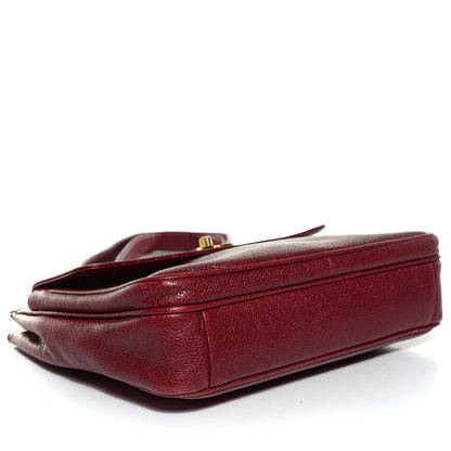 Chanel Caviar Shoulder Bag Bordeaux 4 of 9