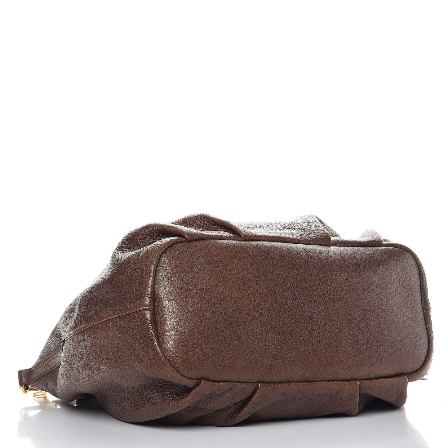 Cervo Lux Deerskin Chain Bag Bruciato