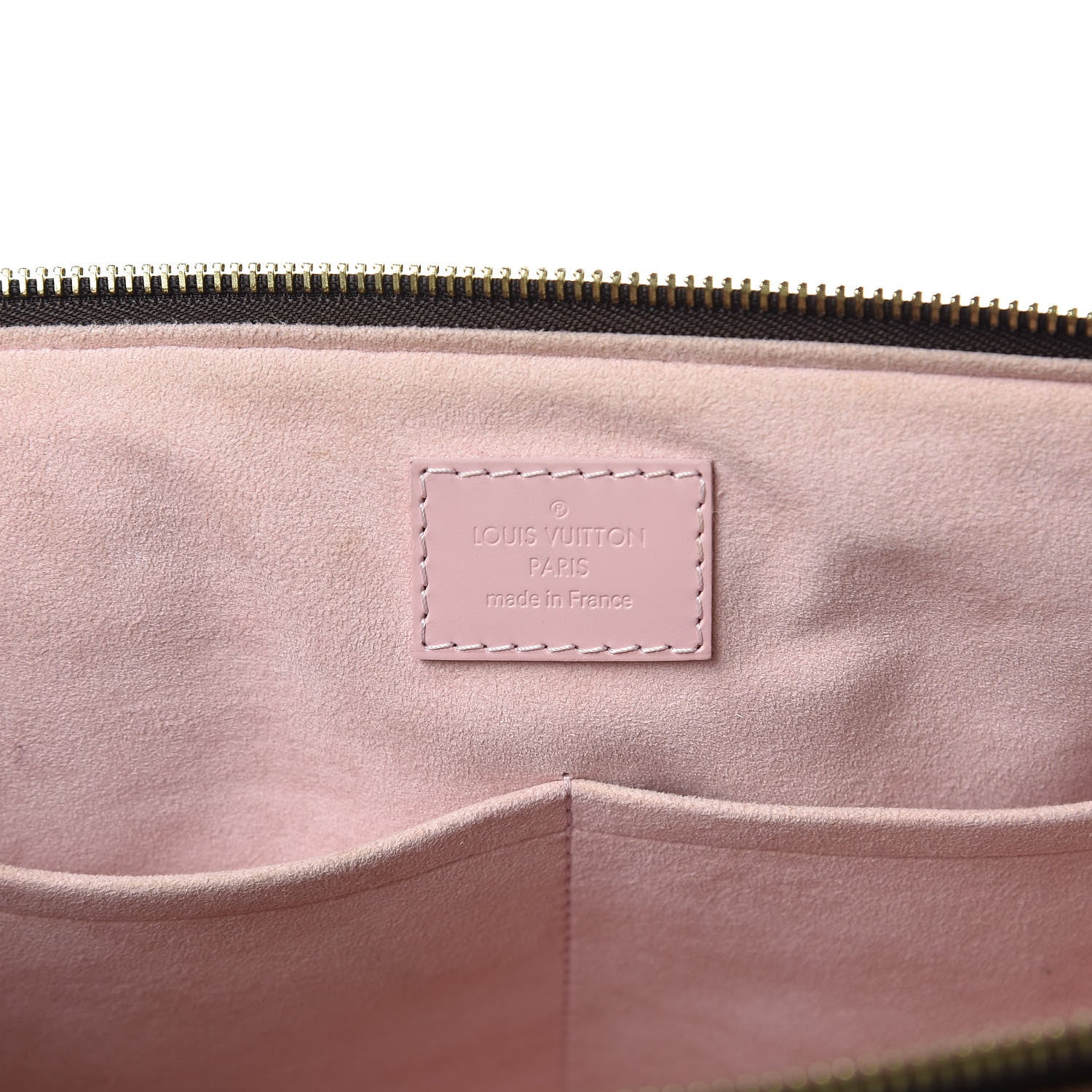 Louis Vuitton Damier Ebene Caissa Tote PM Rose Ballerine 6 of 8