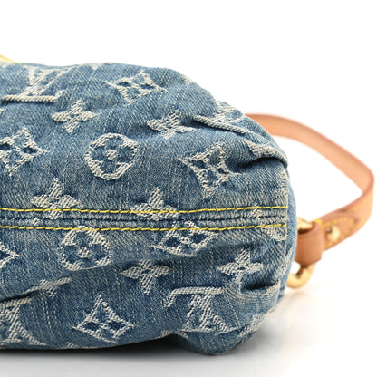 Louis Vuitton Monogram Denim Mini Pleaty Blue 10 of 10