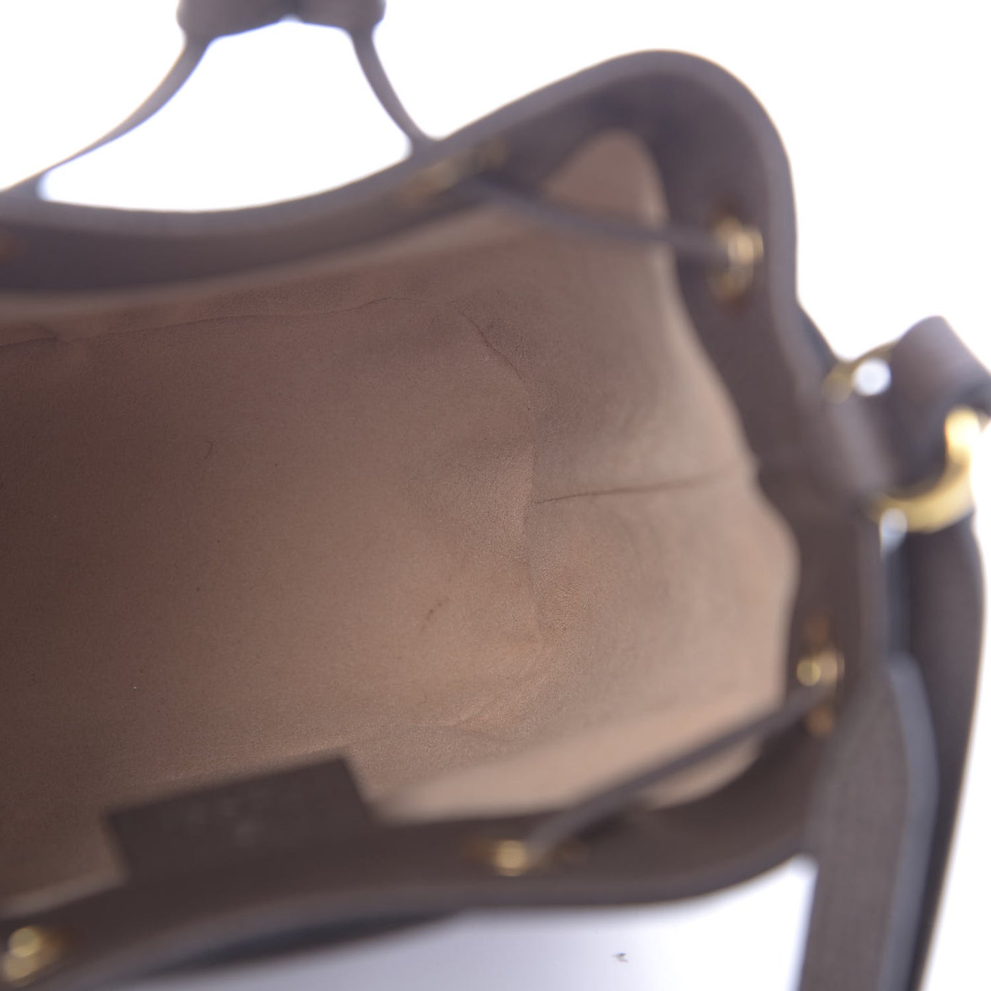 GG Supreme Monogram Web Mini Ophidia Bucket Bag Brown