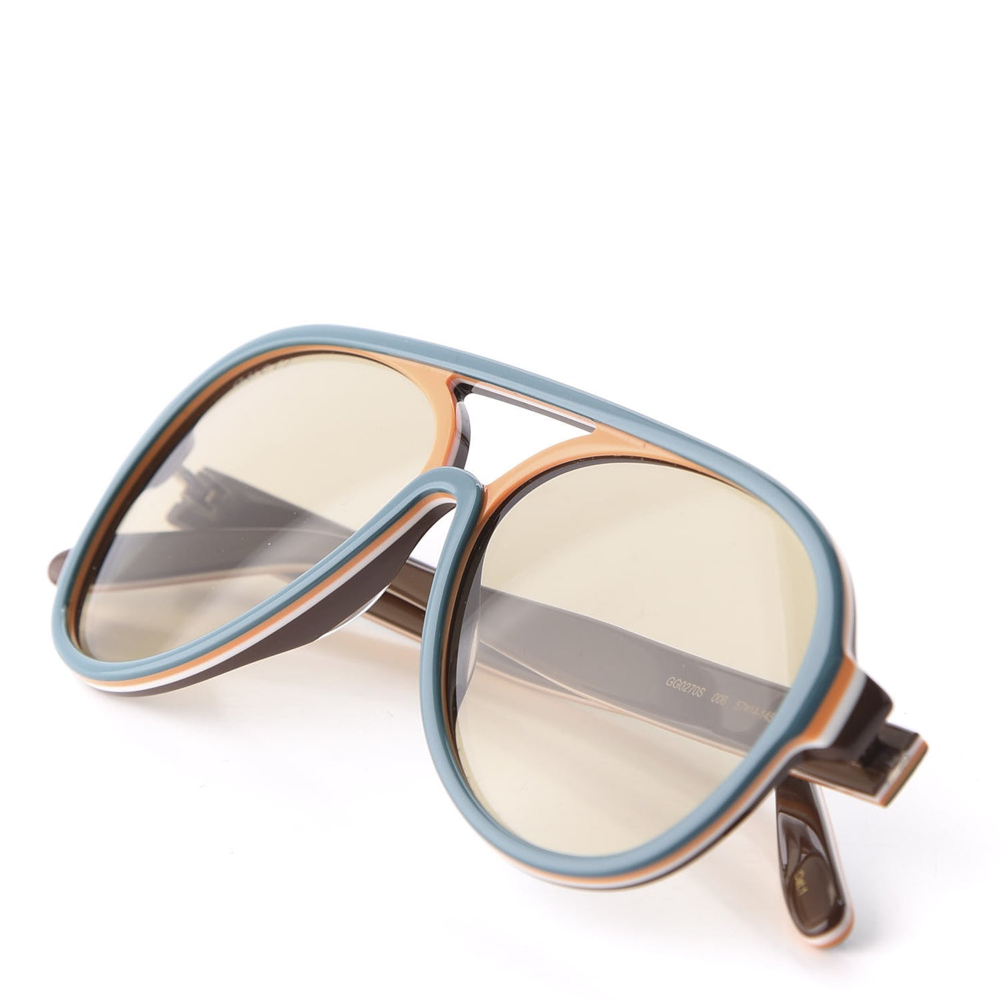 Pilot Sunglasses GG0270S Teal