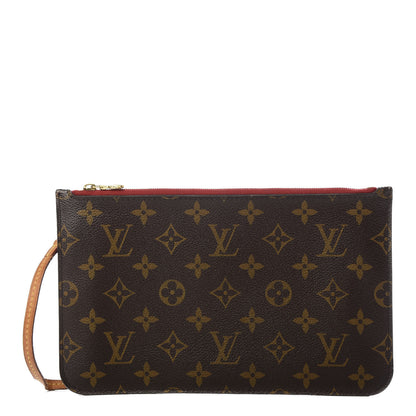 Louis Vuitton Monogram Neverfull MM GM Pochette Cherry 1 of 7