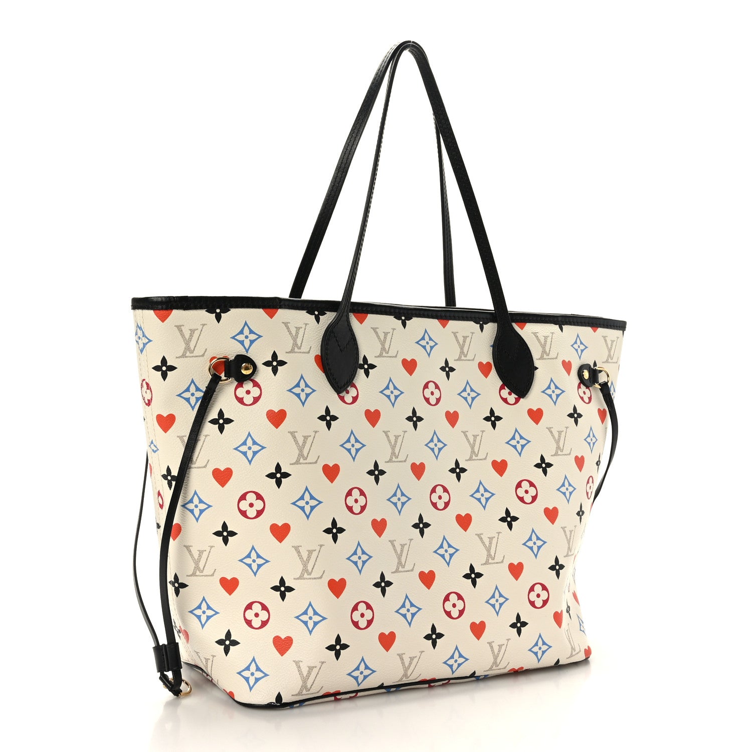Louis Vuitton Game On Neverfull MM White 3 of 8