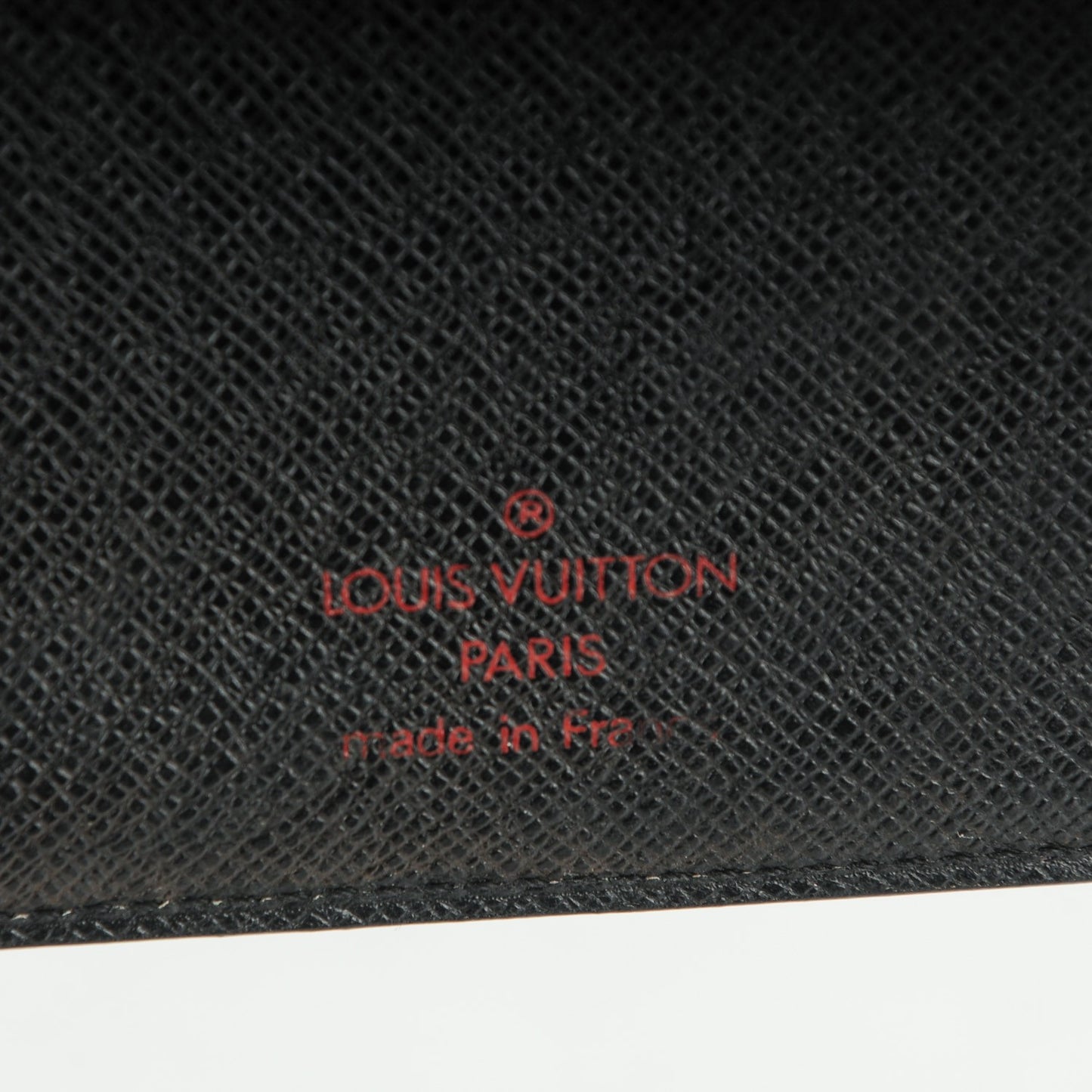 Epi Medium Ring Agenda Cover Black