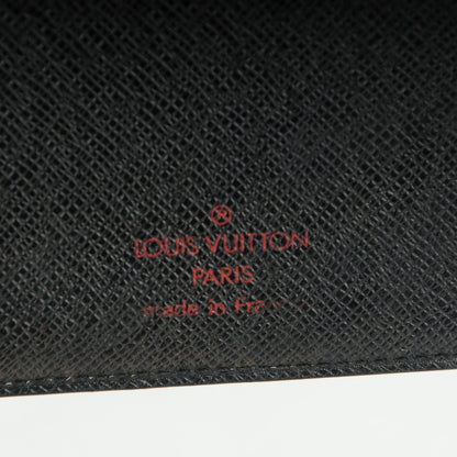 Louis Vuitton Epi Medium Ring Agenda Cover Black 6 of 8