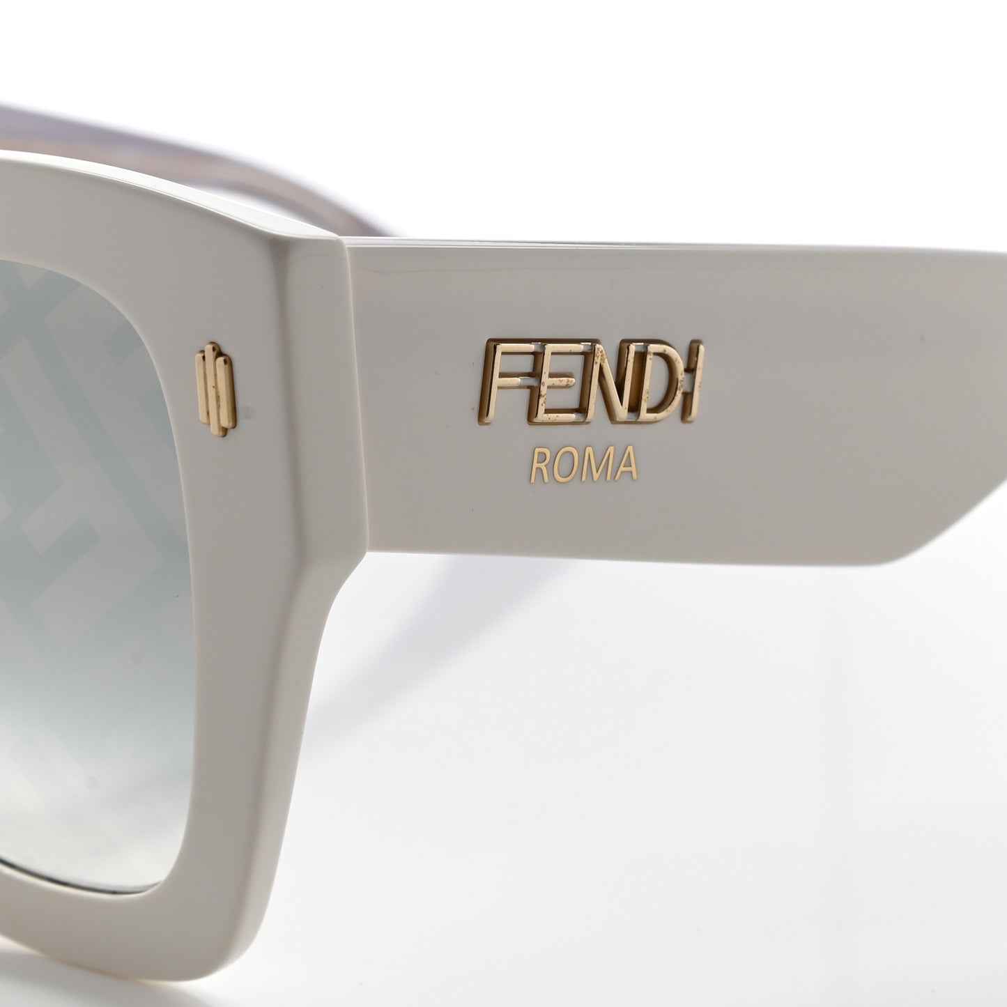 Acetate FF Sunglasses FF 0434/G/S White Gold