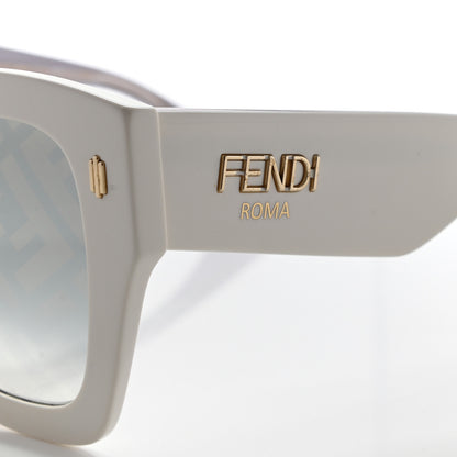Fendi Acetate FF Sunglasses FF 0434/G/S White Gold 7 of 8
