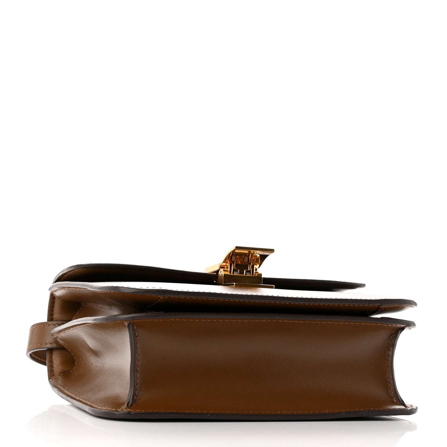 Box Calfskin Teen Classic Box Flap Bag Camel