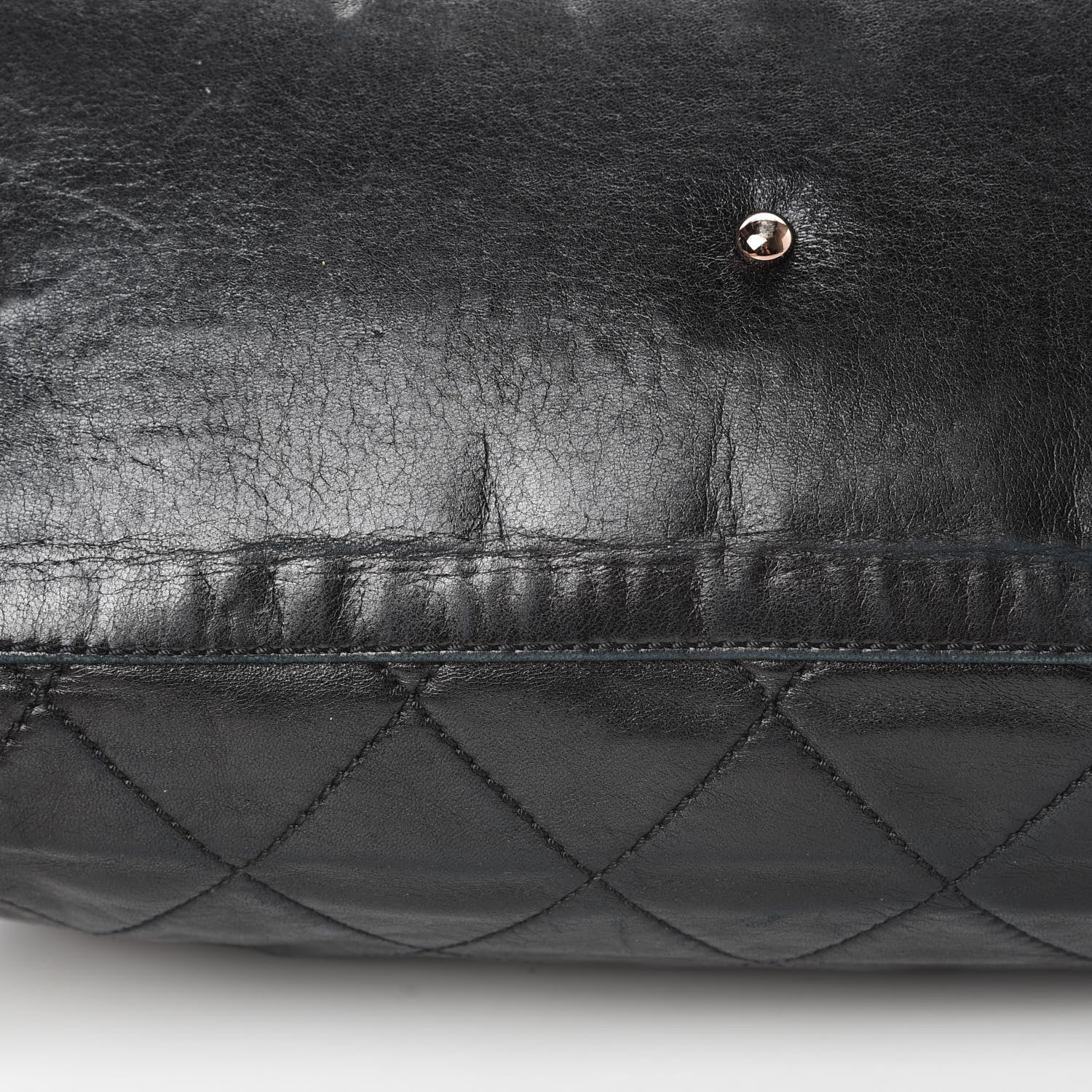 Chanel Lambskin Cloudy Bundle Bowler Black 14 of 15