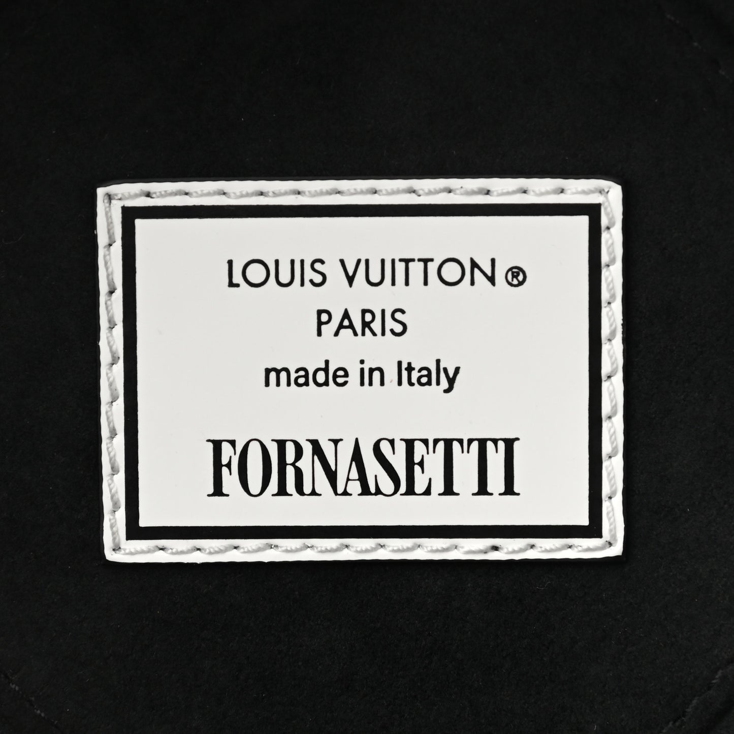 X FORNASETTI Calfskin Architettura Cannes Black White