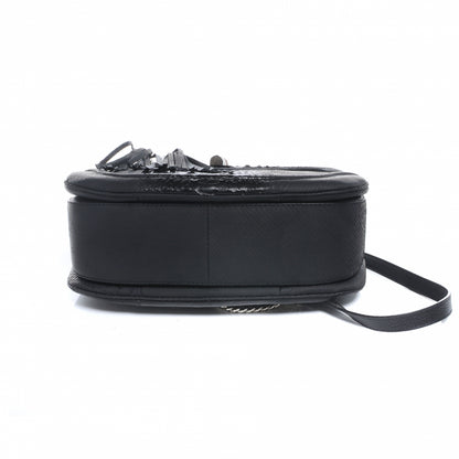 Gucci Python New Bamboo Large Top Handle Bag Black 4 of 7