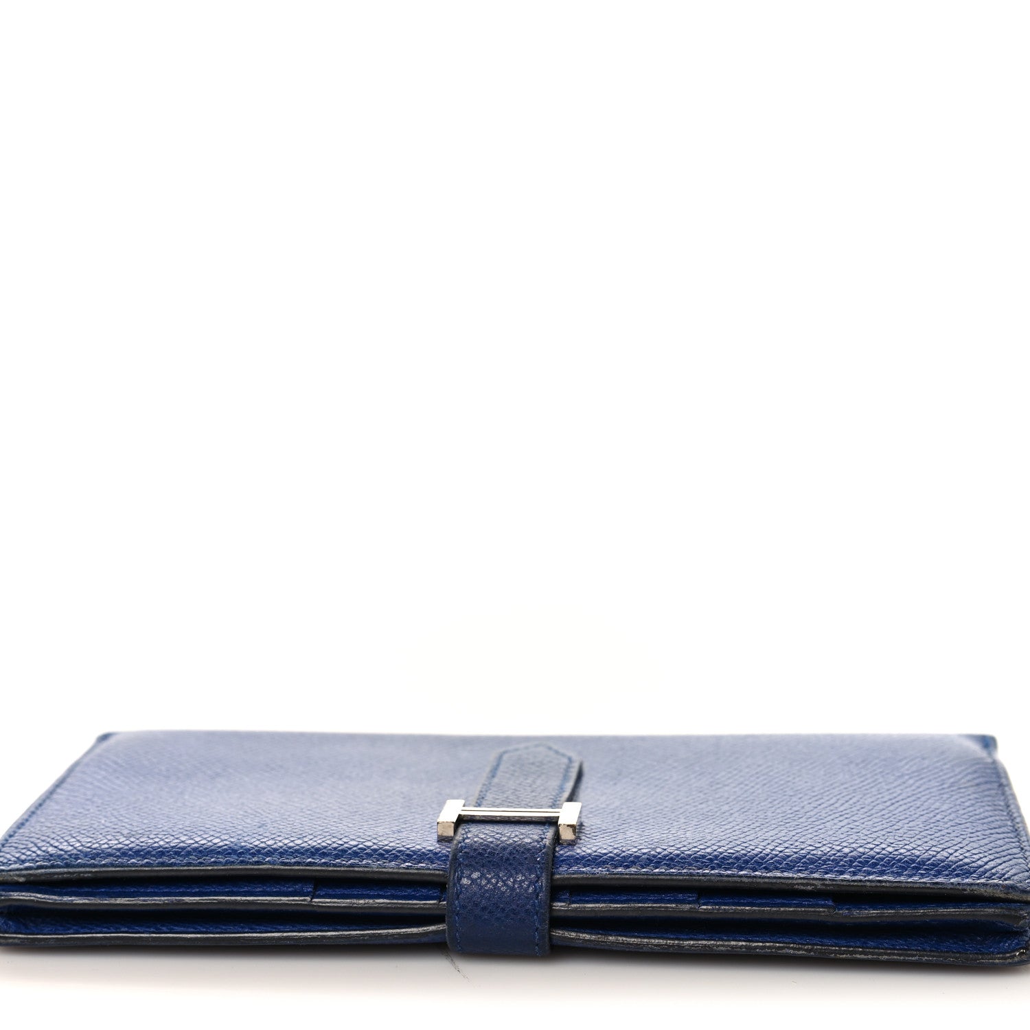 Hermes Epsom Bearn Gusset Wallet Bleu Electrique 7 of 8