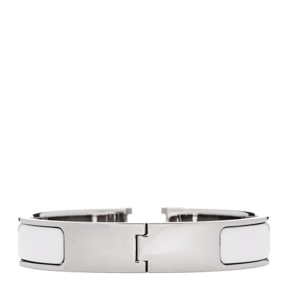 Hermes Enamel Narrow Clic Clac H Bracelet PM White 3 of 5