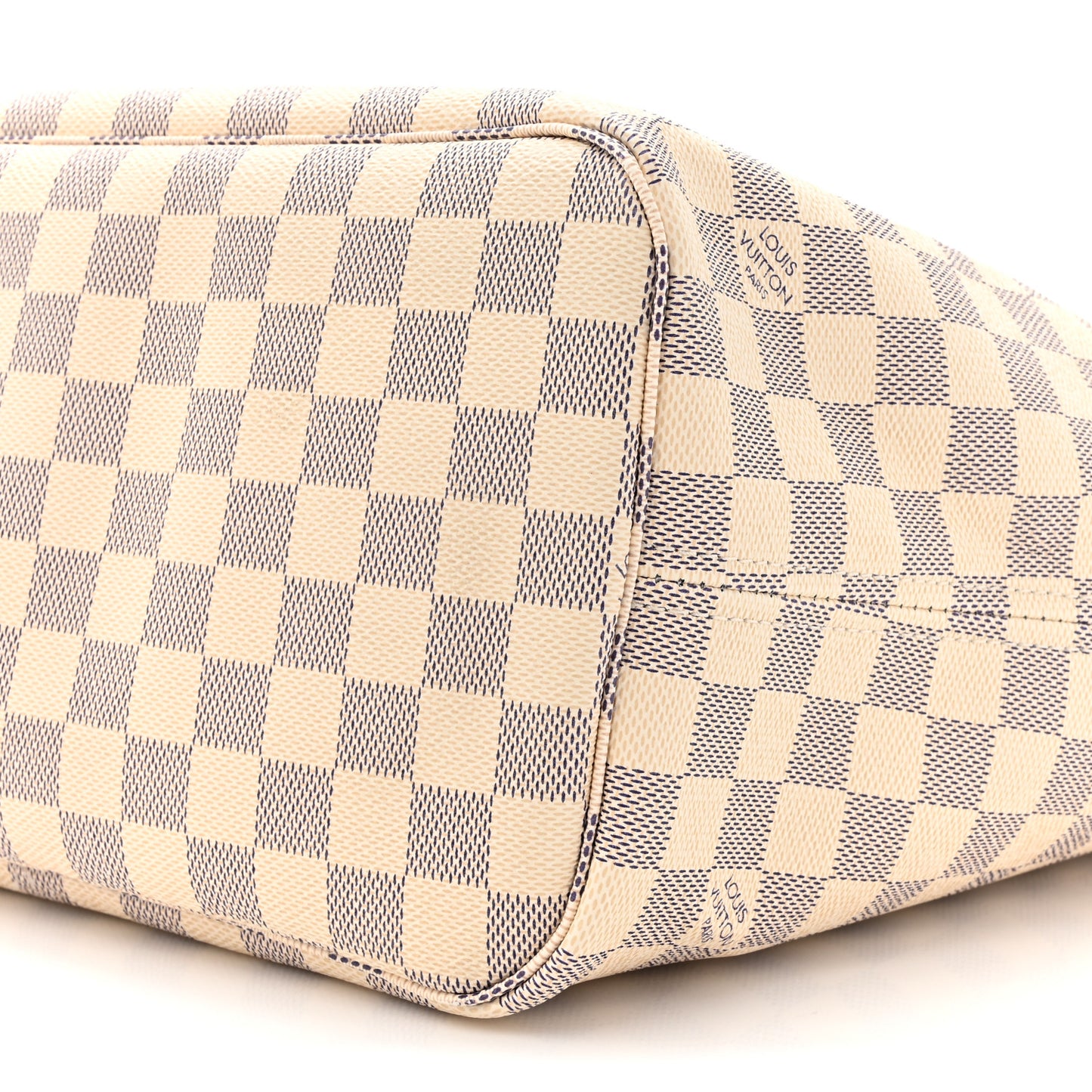 Damier Azur Neo Neverfull MM Rose Ballerine