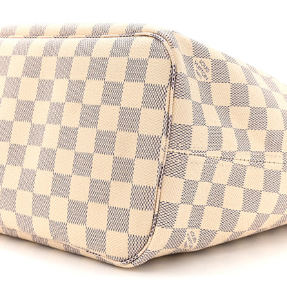 Louis Vuitton Damier Azur Neo Neverfull MM Rose Ballerine 8 of 13