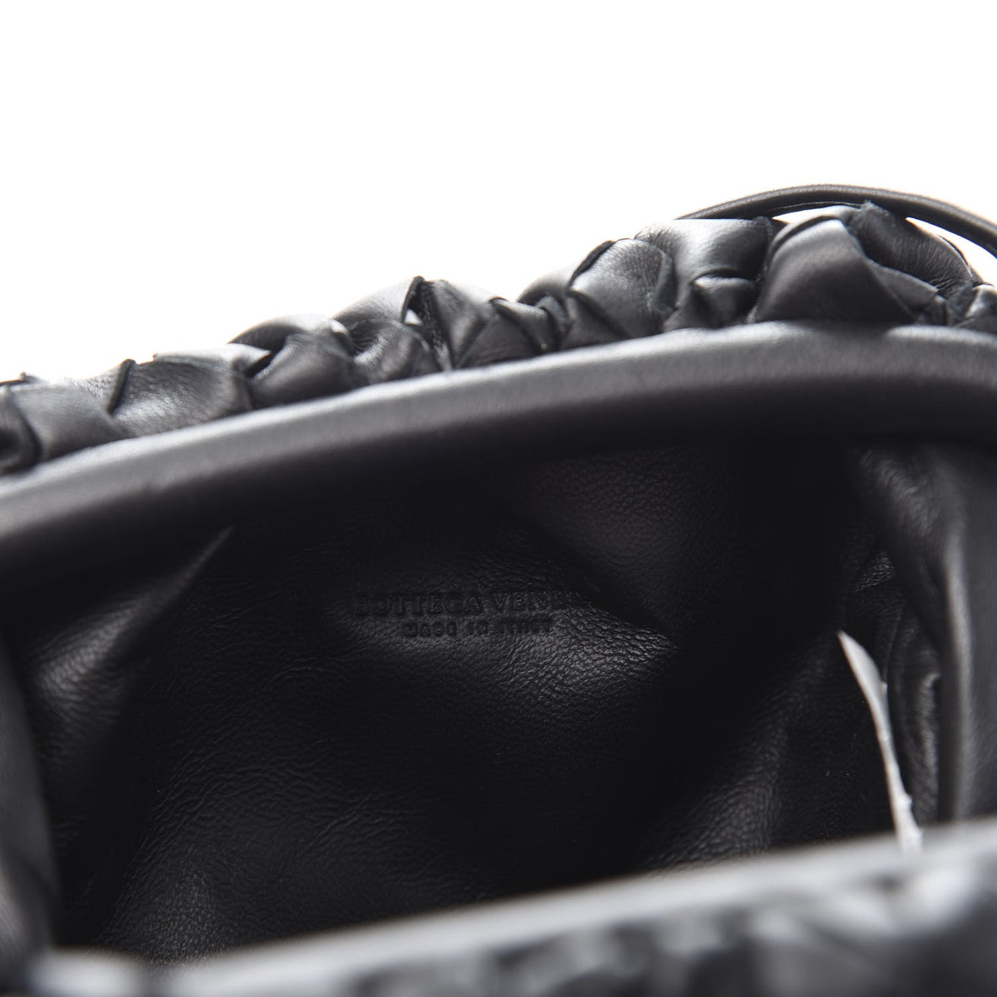 Nappa Intrecciato The Mini Pouch Black