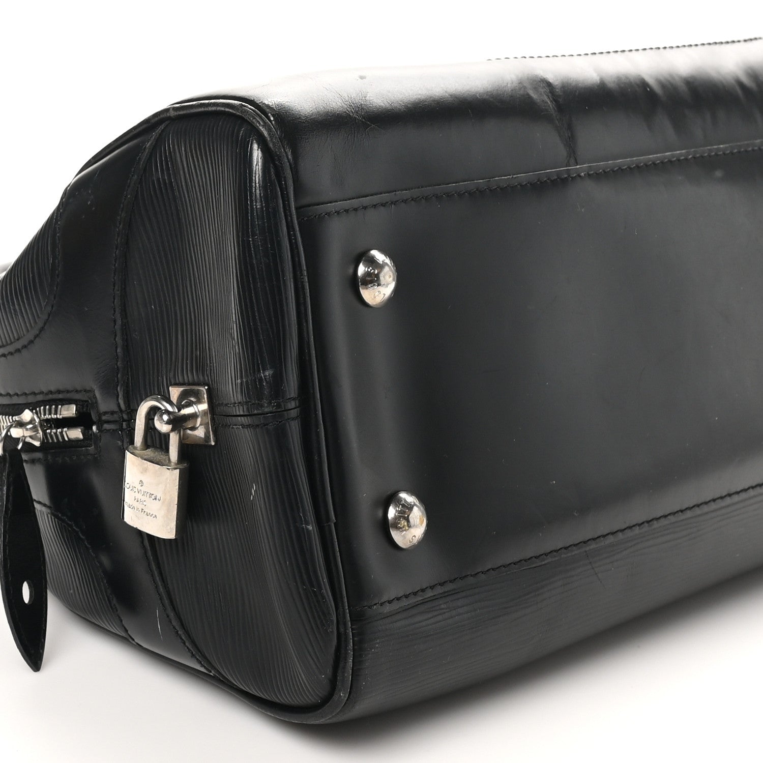 Louis Vuitton Epi Bowling Montaigne GM Black 8 of 9