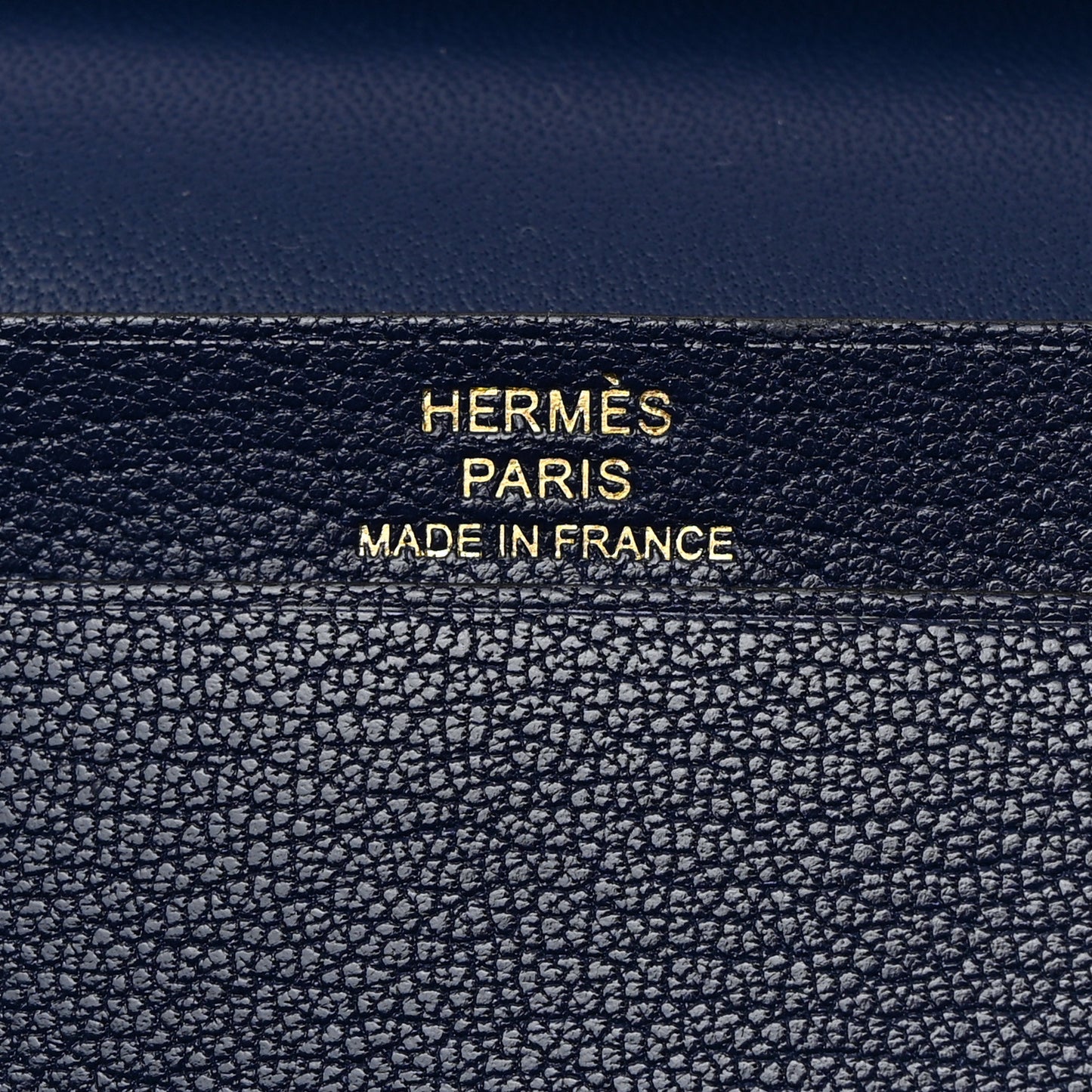 Chevre Mysore Mini Bearn Wallet Bleu Saphir